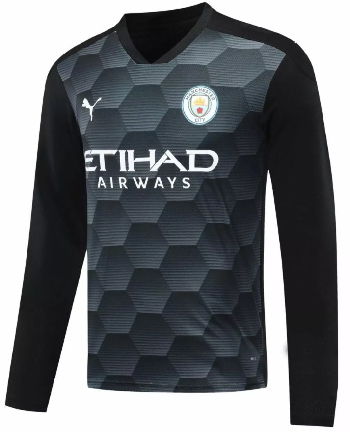  Camisa oficial Puma Manchester City 2020 2021 III  Goleiro manga comprida